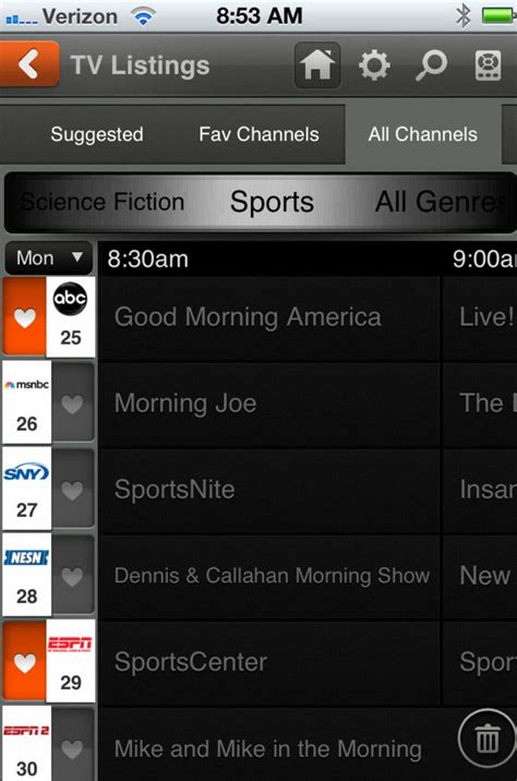 fios espn viewing guide.